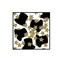 12 Pack Bulk Confetti Top Hats/Mini Stars Party Decoration - black/gold (1 Oz per Pack)